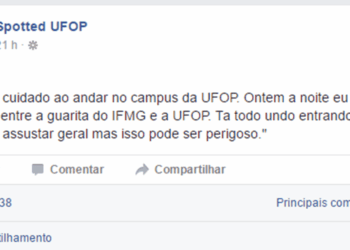 No Facebook, postagem anônima relata aparecimento de palhaço assustador entre UFOP e IFMG