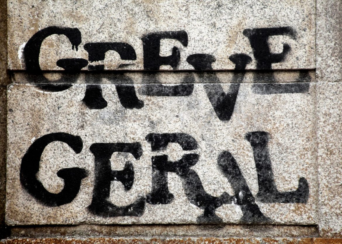 Greve geral junina: Teve luta