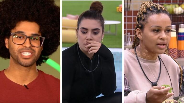 Luciano, Naiara e Natália, quem deve sair no Paredão do BBB22? vote