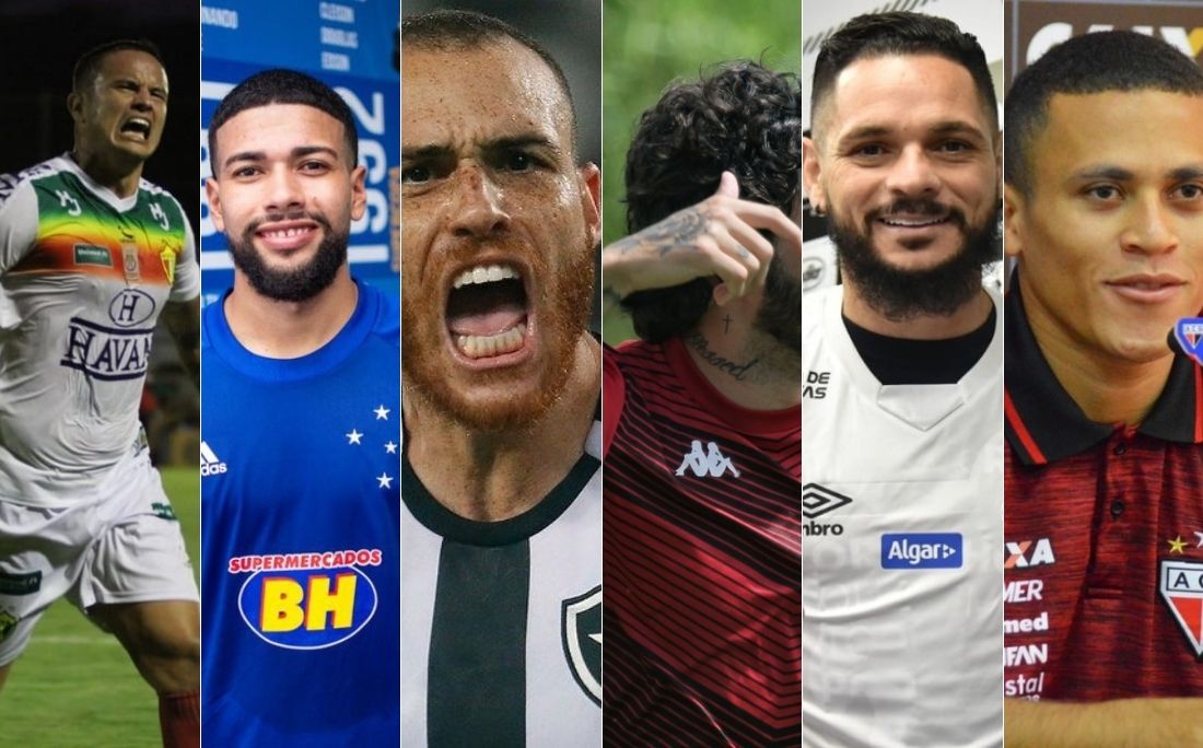 Veja os números dos seis novos reforços do Cruzeiro