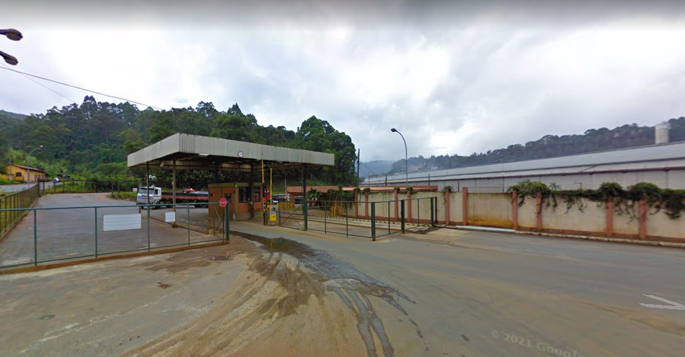 Portaria da Hindalco, em Ouro Preto - Foto: Google Street View
