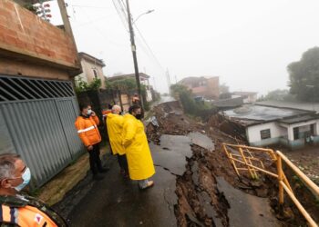 Chuva deixa 61 pessoas desalojadas, quatro desabrigadas e um desaparecido em Ouro Preto