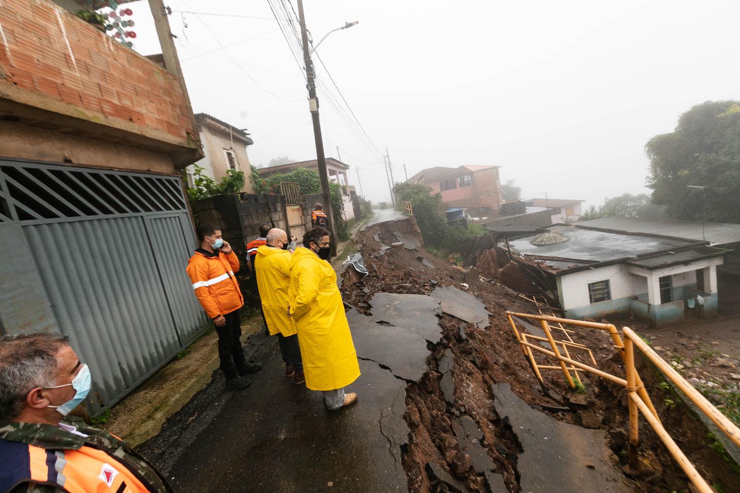 Chuva deixa 61 pessoas desalojadas, quatro desabrigadas e um desaparecido em Ouro Preto