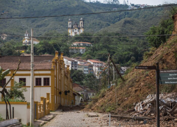 Estudo mostra que Ouro Preto tem 882 imóveis em áreas de risco alto