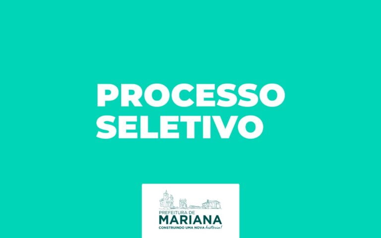 Prefeitura de Mariana divulga Seleção Pública Simplificada para Processo Seletivo da Saúde