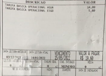 SAAE volta com a cobrança de água em Mariana