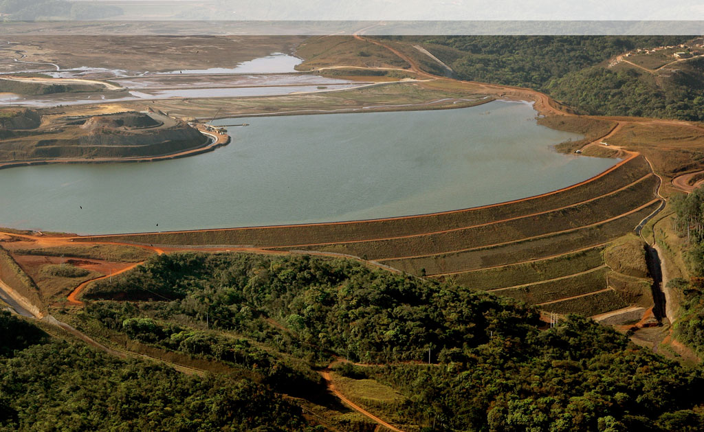 Barragem de Casa de Pedra, em Congonhas |  Foto: Dam - Projetos de engenharia/reprodução
