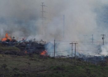 Ouro Preto: Morro do Cruzeiro, próximo à UFOP, sofre grande incêndio