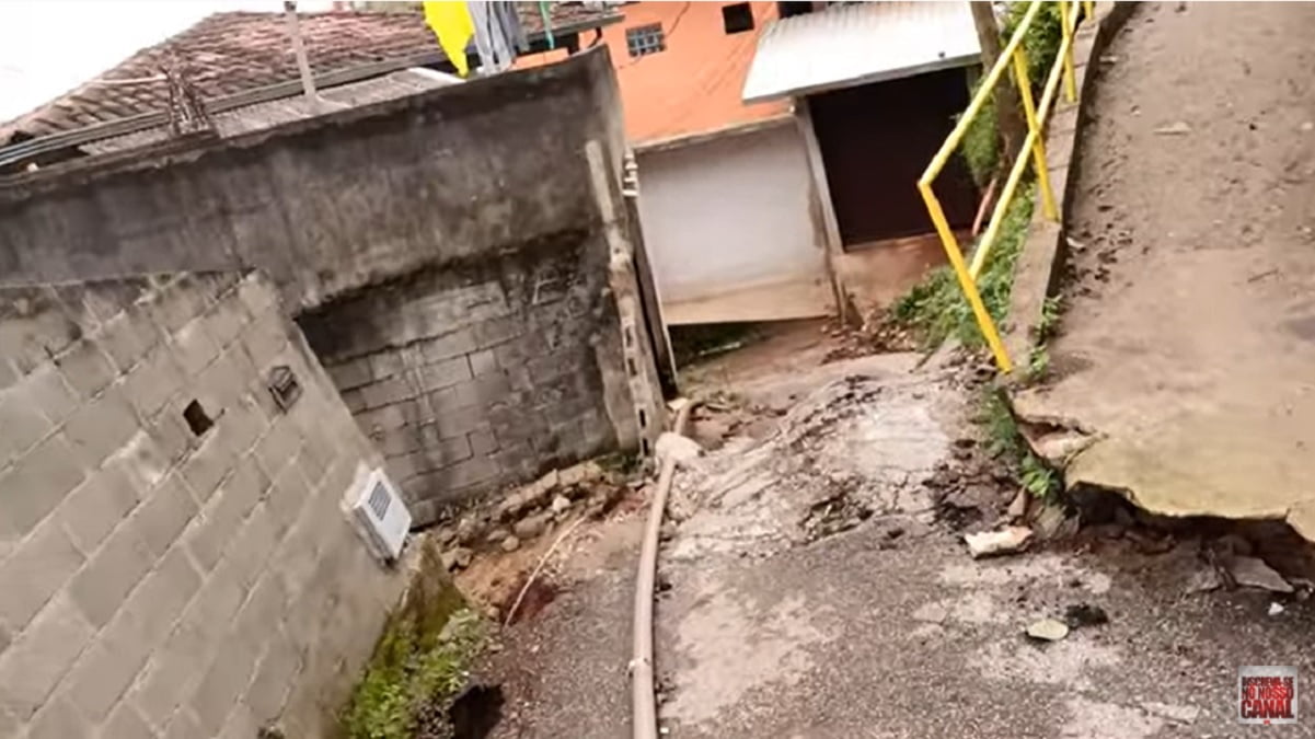 Estado crítico do bairro Taquaral causa indignação em Ouro Preto: 
