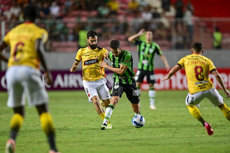 América enfrenta Barcelona-EQU a fim de fazer história e ir à fase de grupo da Libertadores