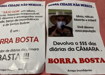 Ouro Preto: vereador de oposição é alvo de panfletos difamatórios