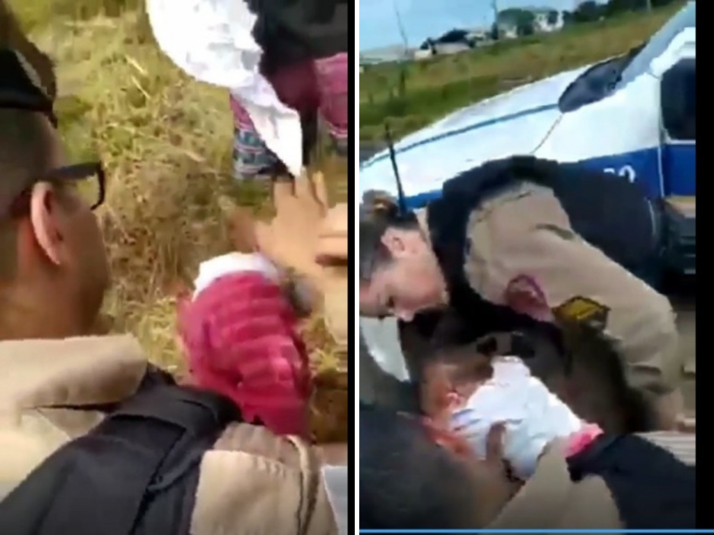 Emocionante salvamento de bebê em cidade de MG; veja imagens
