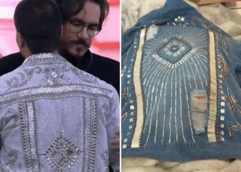 Marca faz réplica da jaqueta de Arthur Aguiar, veja como ficou (exclusivo). Foto: reprodução/Gshow e Will Modas