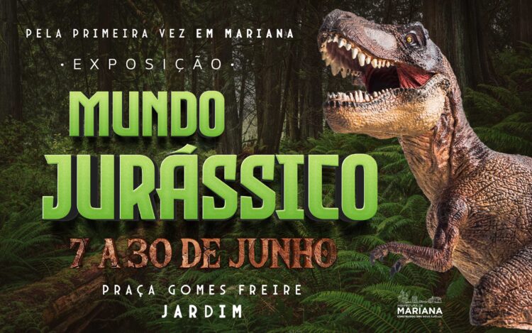 Mariana se prepara para receber o Parque Temático do Mundo Jurássico
