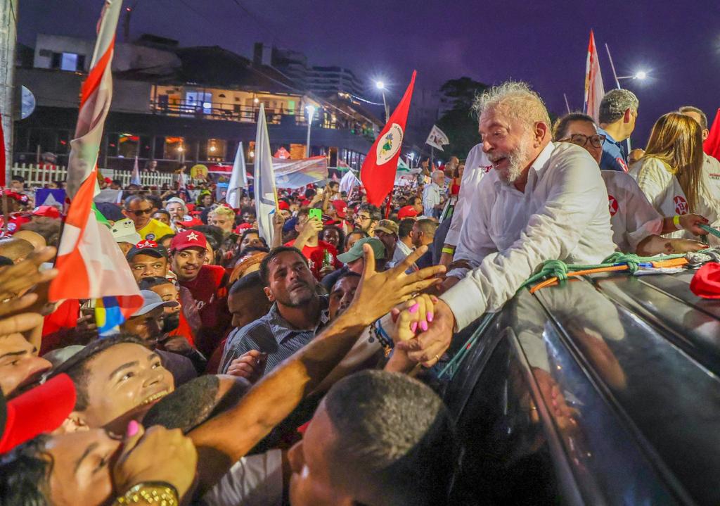 Lula foi eleito neste domingo (30) Foto: reprodução/redes sociais de Lula
