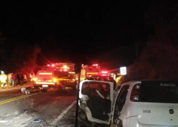 Seis pessoas, incluindo um bebê e uma criança, morrem em acidente na BR-356 em Ouro Preto