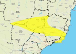 INMET emite alerta de tempestade em Mariana, Ouro Preto e outras 407 cidades de MG INMET emite alerta de tempestade em Mariana, Ouro Preto e outras 407 cidades de MG