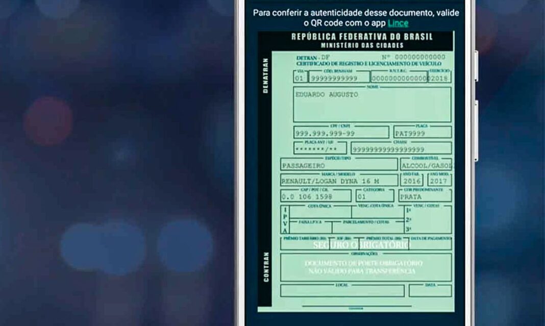 CRLV 2022 terá porte obrigatório a partir de segunda-feira, 21 de novembro, em Minas Gerais CRLV 2022 terá porte obrigatório a partir de segunda-feira, 21 de novembro, em Minas Gerais