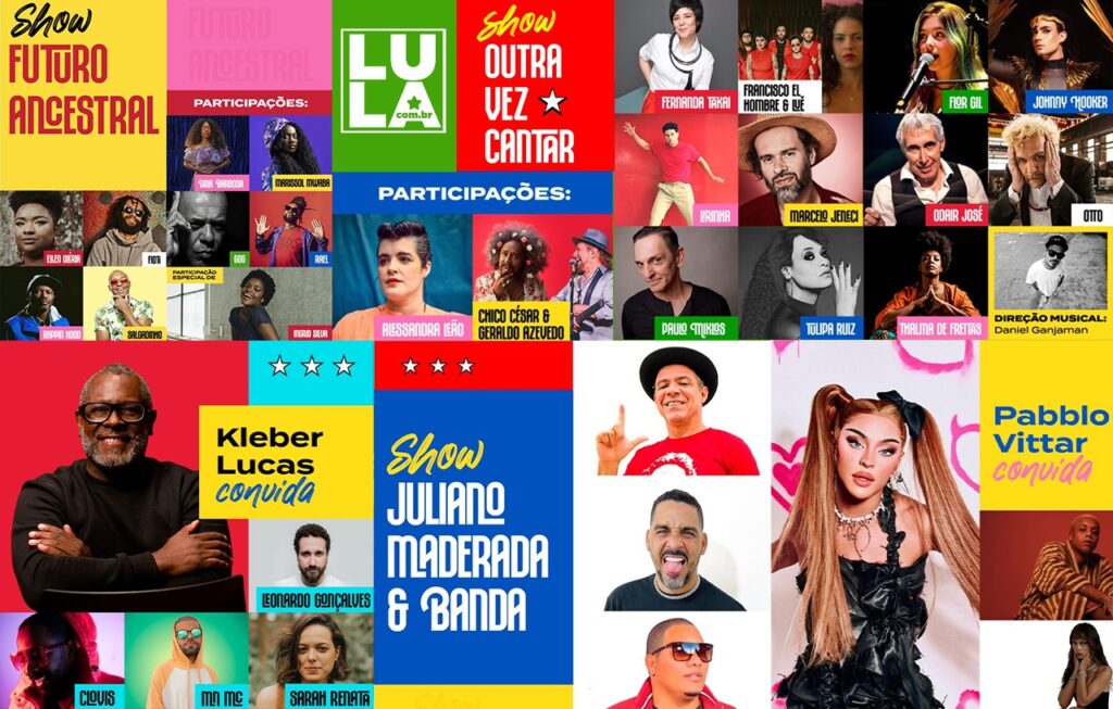 Confira os shows que farão parte da programação da posse de Lula, o Festival do Futuro
