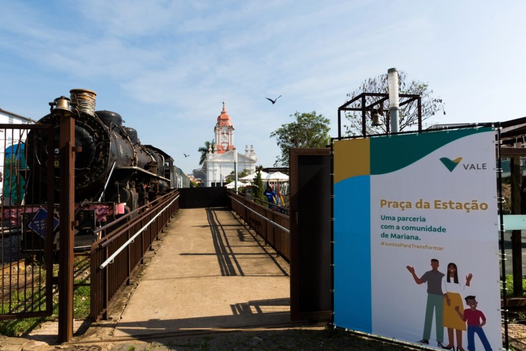 Vale promove ação de Natal no Parquinho da Estação de Mariana Vale promove ação de Natal no Parquinho da Estação de Mariana