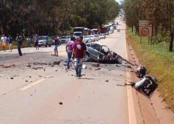 Uma pessoa morre em acidente na BR-040, próximo ao Alphaville