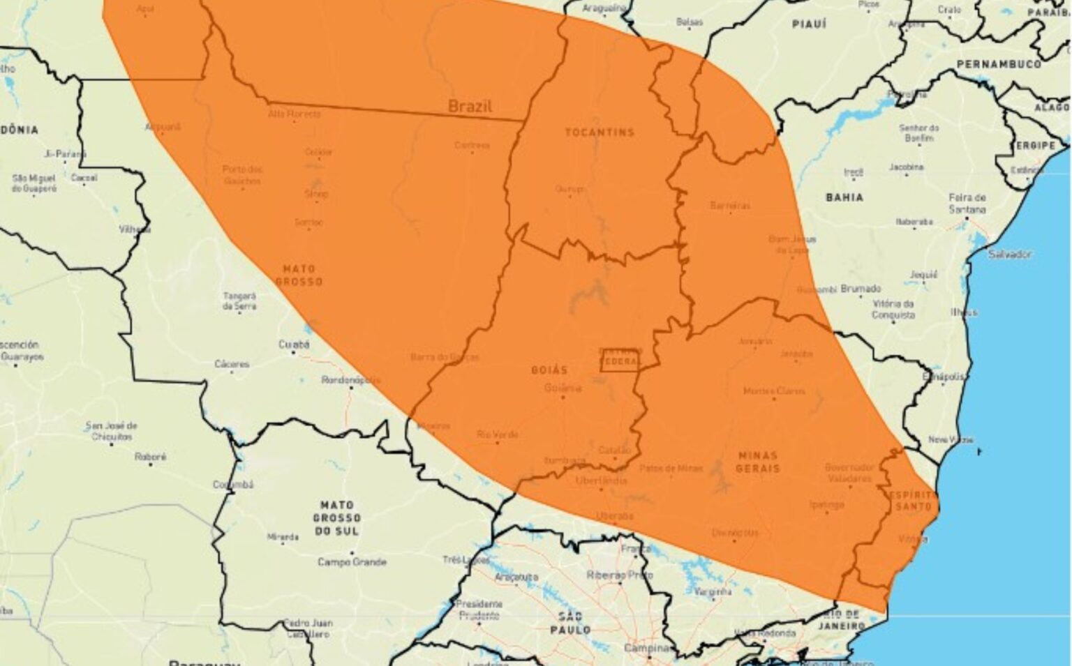 589 cidades de Minas Gerais estão sob alerta de chuvas intensas nesta sexta 589 cidades de Minas Gerais estão sob alerta de chuvas intensas nesta sexta