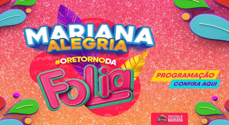 Confira a programação do carnaval 2023 de Mariana (MG)