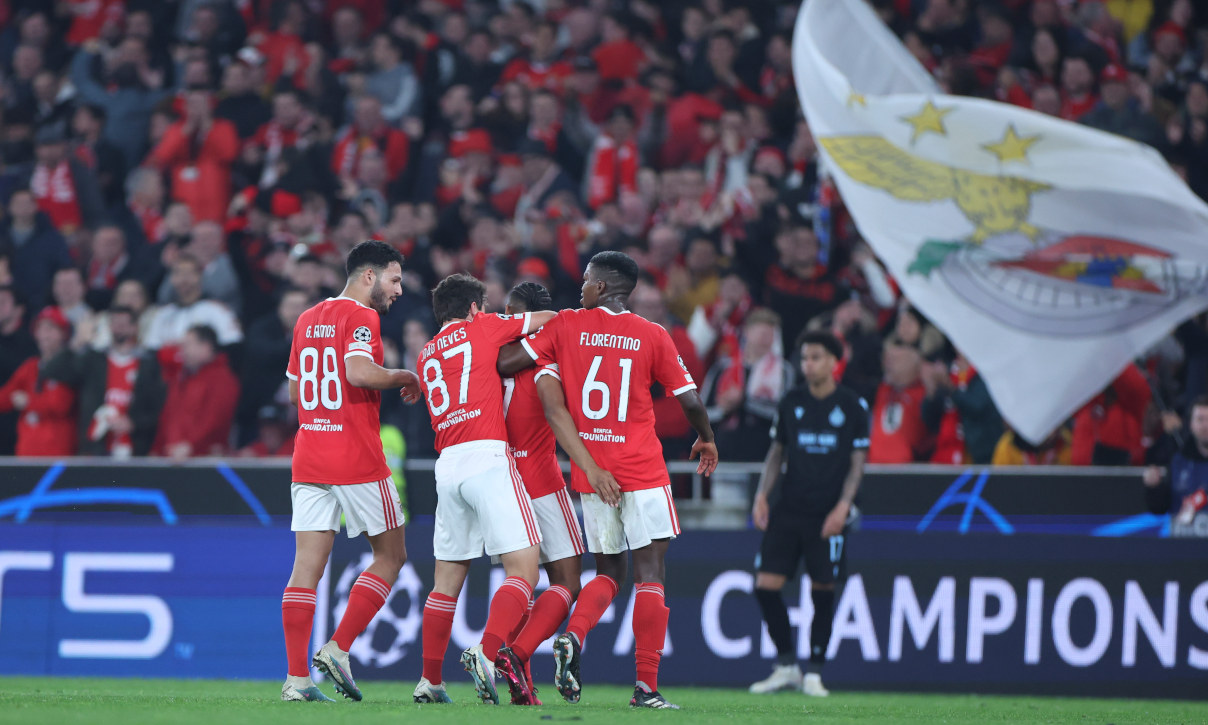 O sucesso do Benfica na Champions deve continuar
