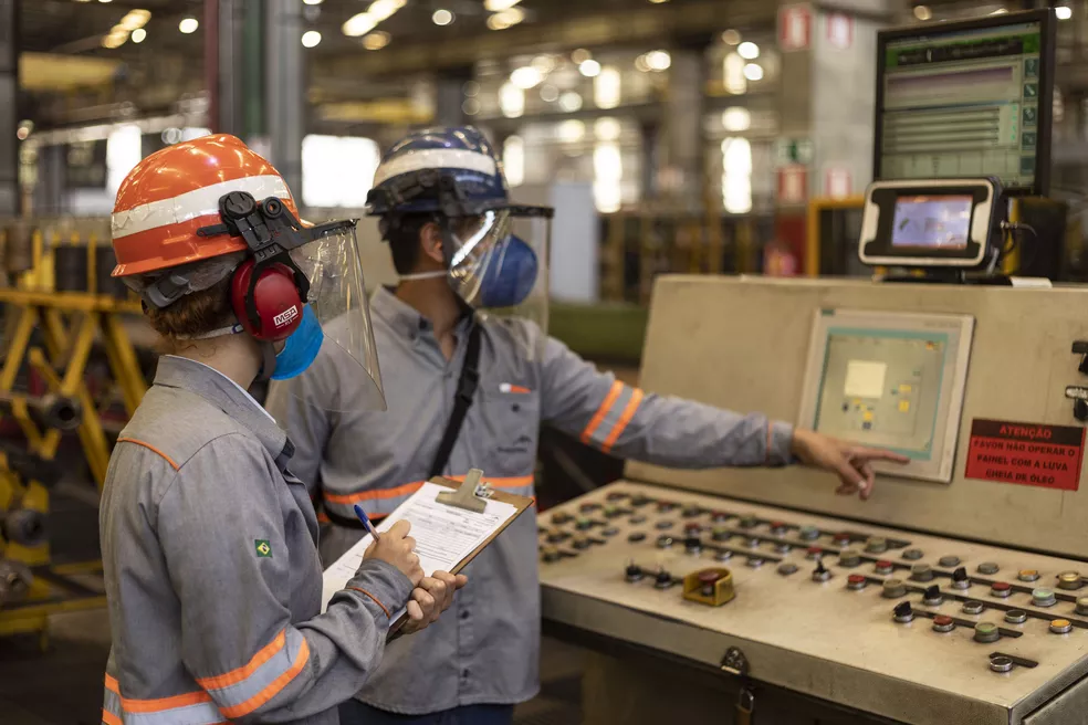 Unidade Sabará, da ArcelorMittal, em Minas Gerais — Foto: Divulgação/ArcelorMittal/Nitro Histórias Visuais