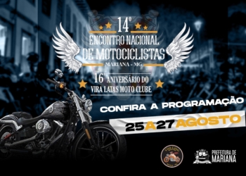 Com covers de Queen, Legião Urbana e Metallica, 14° Encontro Nacional de Motociclistas de Mariana acontecerá em agosto