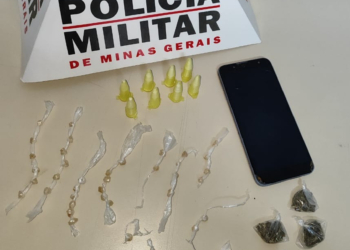 Suspeito de tráfico de drogas é apreendido em Itabirito no sábado (22)