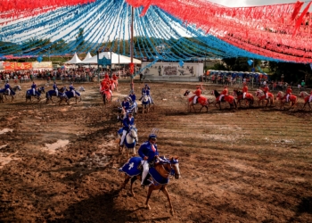 Distrito de Amarantina, em Ouro Preto, realiza mais uma edição da Festa das Cavalhadas
