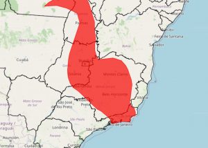 Itabirito, Mariana e Ouro Preto estão sob alerta vermelho de onda de calor Itabirito, Mariana e Ouro Preto estão sob alerta vermelho de onda de calor