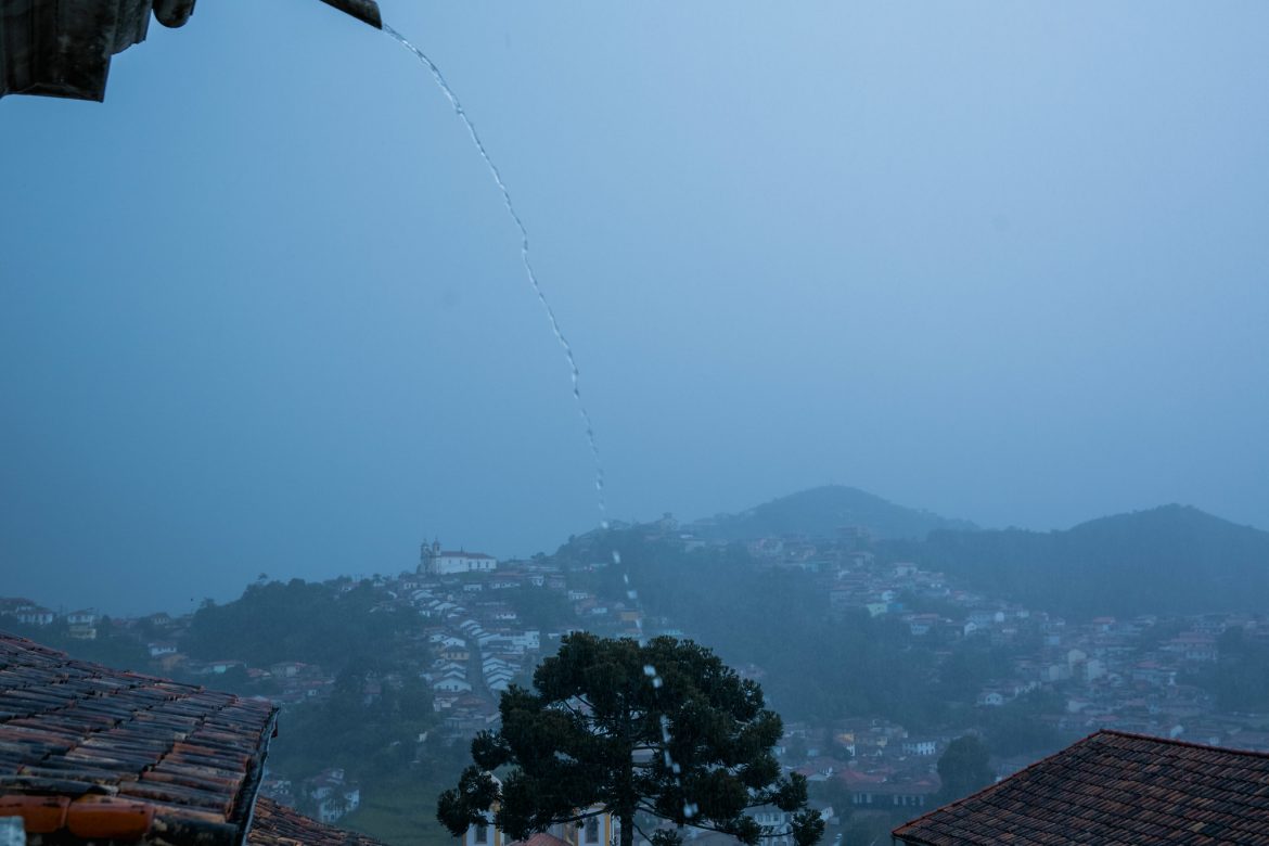 Previsão do tempo aponta fim de semana chuvoso em Ouro Preto, de 27 a 29/10