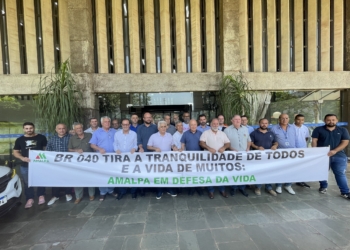 Ato em defesa da vida: Prefeitura de Itabirito recebe prefeitos em mobilização contra acidentes na BR-040 e na BR-356