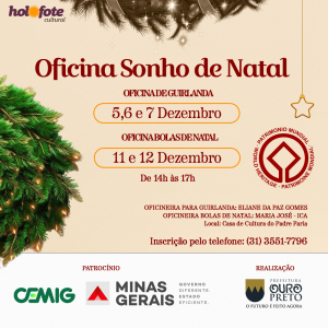 Sonho de Natal: Casa de Cultura do Padre Faria oferece vagas em oficinas gratuitas de Natal; saiba como participar