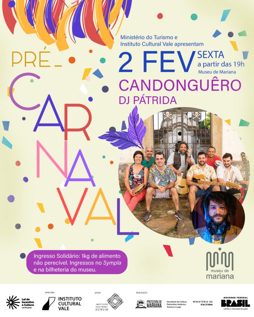 Museus de Mariana e Boulieu abrem as festividades do carnaval na Região dos Inconfidentes