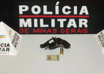 Polícia Militar apreende arma de fogo, por meio de informações de denúncia anônima, em Itabirito (MG)