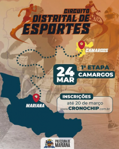 Circuito Distrital já tem data para começar: Primeira edição será em Camargos Circuito Distrital já tem data para começar: Primeira edição será em Camargos