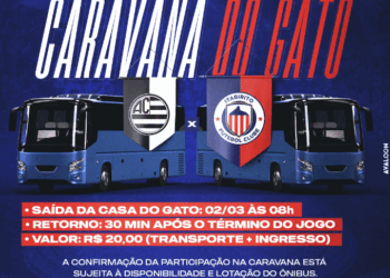 Caravana do Gato: Torcedores do Itabirito se organizam para ir à São João Del Rei