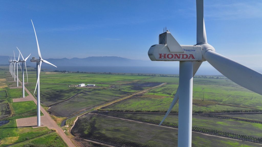 Honda comemora produção de um milhão de automóveis no Brasil usando energia eólica Honda comemora produção de um milhão de automóveis no Brasil usando energia eólica