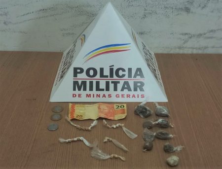 Ouro Preto: Polícia Militar prende, em flagrante, homem de 41 anos com 24 pedras de crack