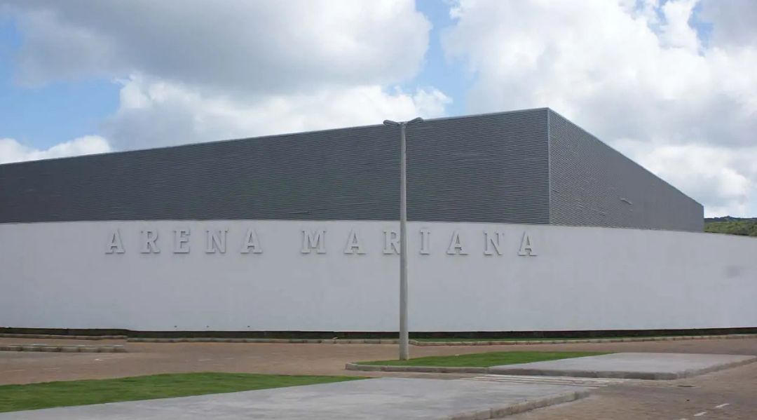 Arena Mariana é a casa do Cruzeiro no Futsal. Foto: Prefeitura de Mariana / Reprodução