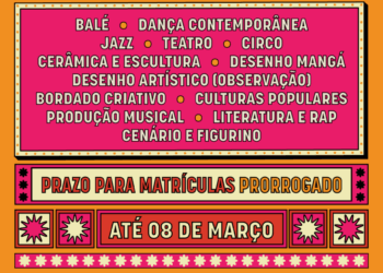 Inscrições para o Atelier de Artes Integradas em Itabirito vai até a próxima sexta