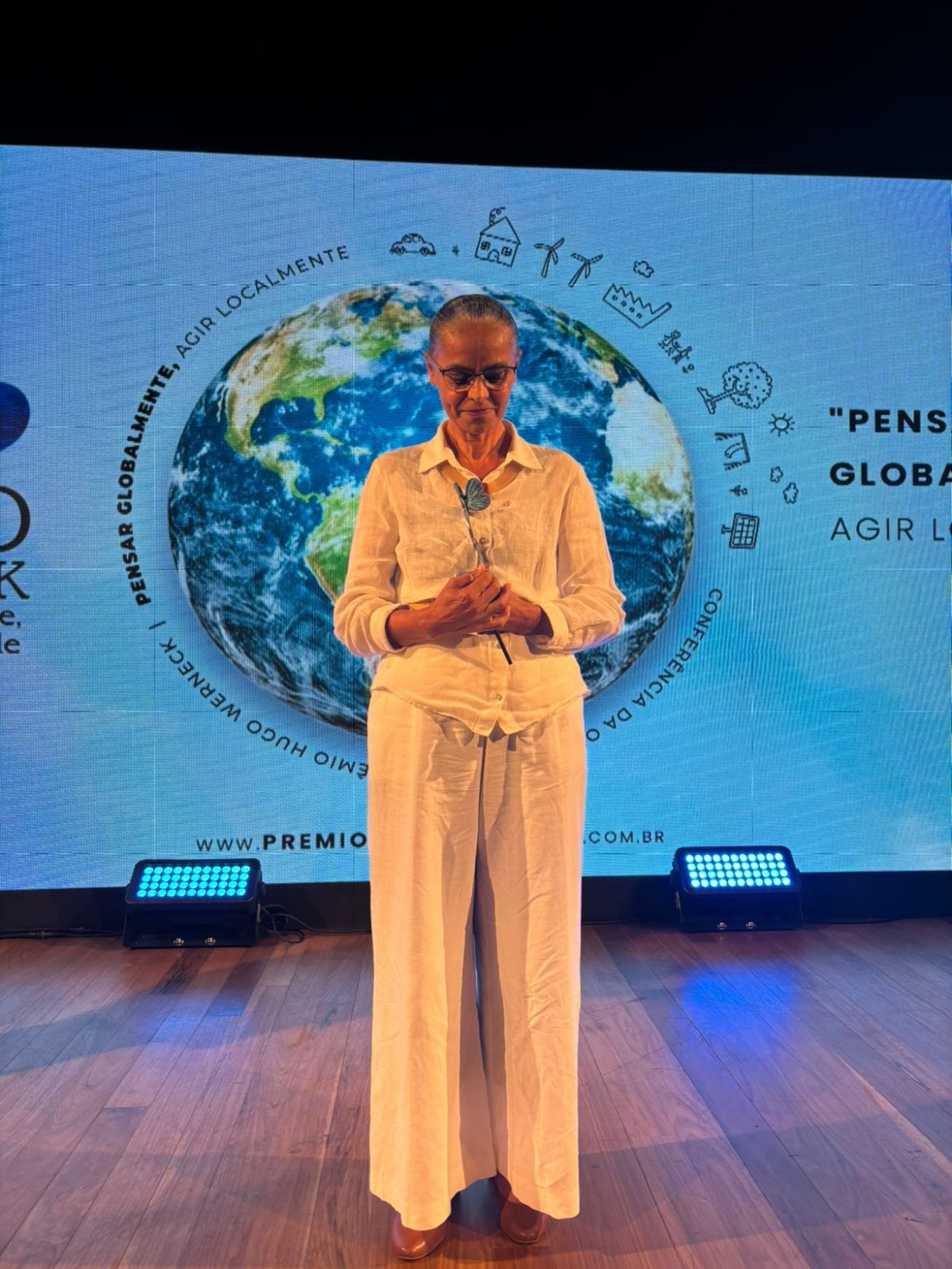 Em BH, Marina Silva é eleita ambientalista do ano pelo 14º Prêmio Hugo Werneck