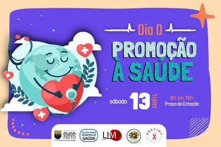 Ouro Preto terá Dia D de promoção à saúde no próximo sábado (13)