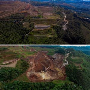 Barragem da Vale na comunidade de Macacos, Nova Lima, é 100% descaracterizada Barragem da Vale na comunidade de Macacos, Nova Lima, é 100% descaracterizada
