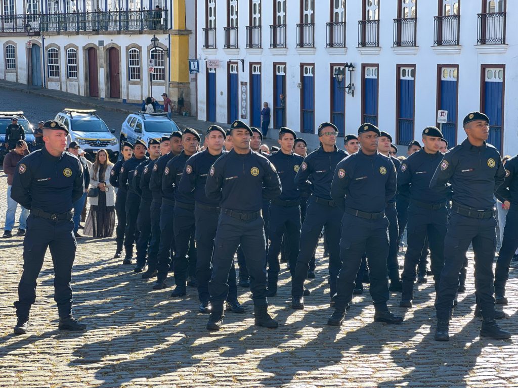 Novos guardas civis municipais de Ouro Preto são diplomados em solenidade Novos guardas civis municipais de Ouro Preto são diplomados em solenidade