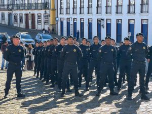 Novos guardas civis municipais de Ouro Preto são diplomados em solenidade Novos guardas civis municipais de Ouro Preto são diplomados em solenidade