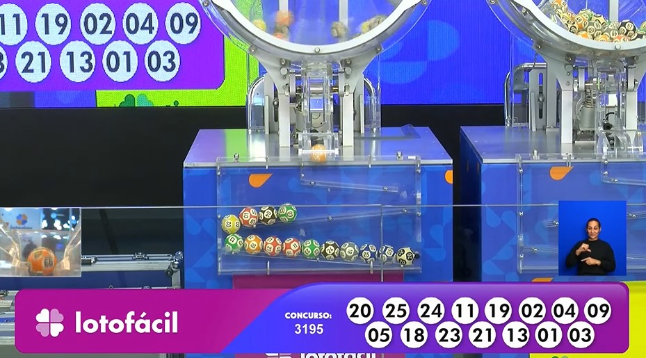 Números da Lotofácil 3195 de hoje